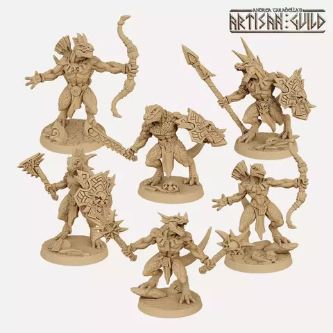 Modular Goldmaw Lizard