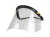 LENTE FACIAL UNIV. INC.+ SUPORTE CARBOGRAFITE P/ CAPACETE CA 25721