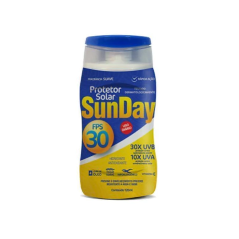 PROT SOLAR FPS 30 1/3 UVA 120ML SUNDAY