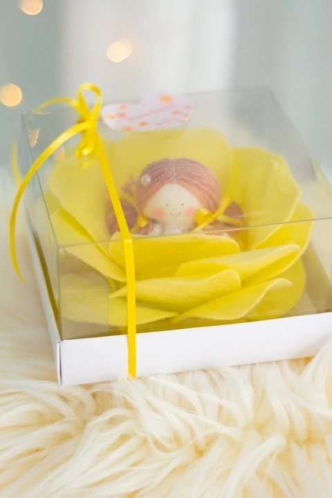 Boneca Flor com Caixa