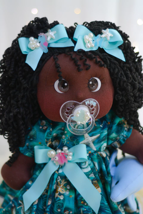 Boneca Coral Azul - comprar online