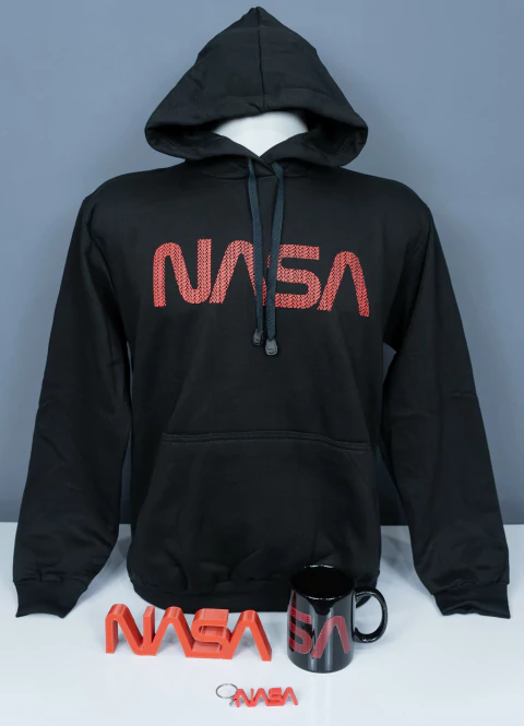 Kit Moletom, Logo, Caneca e Chaveiro da NASA