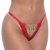 KIT 3 Calcinha Fio Dental Com Bijuteria Tanga Com Pingente Sex Shop 154