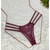 KIT 5 Calcinhas Tanga Fio Dental Sexy Strappy 3 tiras REF 255