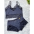 Short Dool Com Renda Baby Doll Sensual Pijama Feminino Ref 501