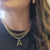 Colar Choker Elos lisos dourado na internet