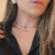 Colar Choker Aro liso dourado - loja online