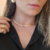 Colar Choker Aro liso dourado na internet