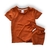 CONJUNTO REMERA Y SHORT LINO CREEP TOSTADO