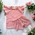 CONJUNTO REMERA Y SHORT LINO CREEP ROSA en internet