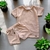 CONJUNTO REMERA Y SHORT LINO CREEP NATURAL en internet