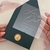 Convite de Casamento Acrílico - SAVE THE DATE - Fechamento em Lacre de Cera - comprar online