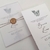 Convite de Casamento - Envelope Papel Vegetal com Fechamento em Lacre de Cera Aplicado - comprar online