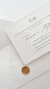 Convite de Casamento com relevo americano - Personalize Conviteria