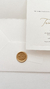 Convite de Casamento com relevo americano - Personalize Conviteria