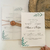 Convite de Casamento - Envelope Papel Vegetal com Fechamento em Lacre de Cera Aplicado