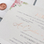 Imagem do Convite de Casamento com Hot Stamping - Envelope branco com estampa interna - Fechamento em Lacre de Cera