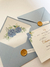 Convite de Casamento com envelope forrado - loja online