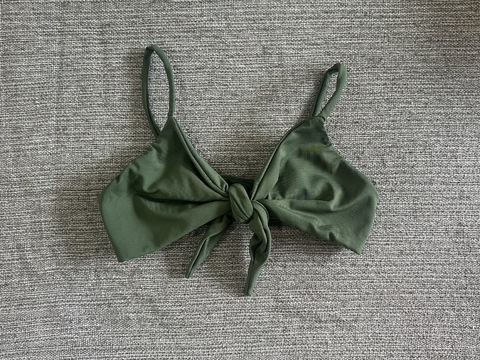 Top Laço Verde militar - comprar online
