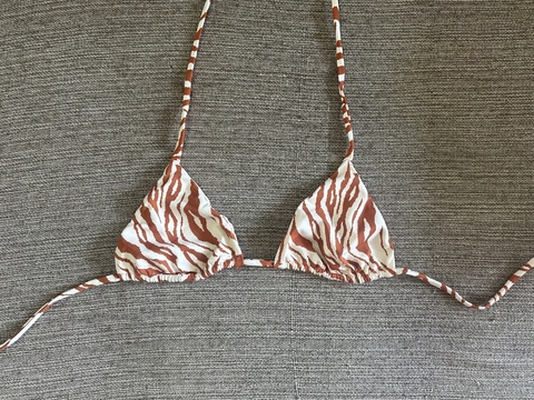 Top Cortininha Zebra marrom - comprar online