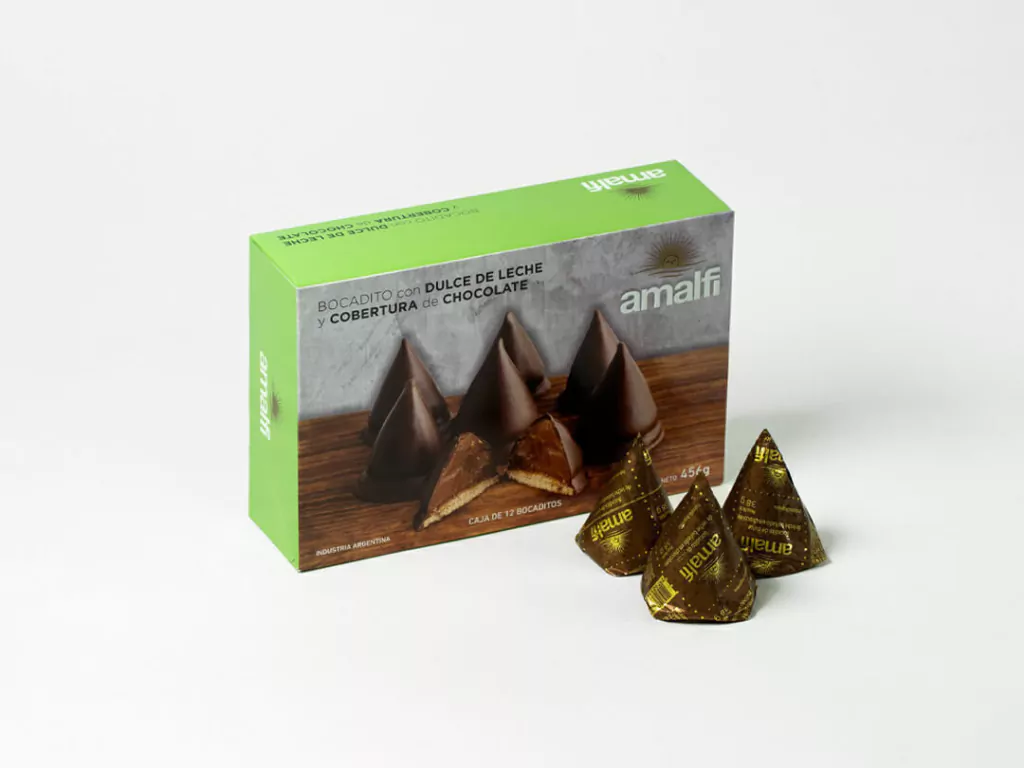 Conitos de dulce de leche x12