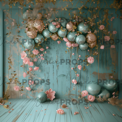 ARCOS CON GLOBOS - MATERNIDAD - Underprops Fondos Para Fotografía