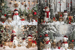NAVIDAD - MUÑECOS DE NIEVE - comprar online