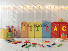 ESCUELA - JARDIN - Underprops Fondos Para Fotografía