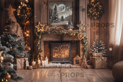 NAVIDAD - CHIMENEAS - Underprops Fondos Para Fotografía
