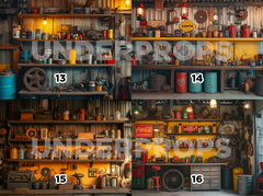 TALLER MECÁNICO - GARAGE - Underprops Fondos Para Fotografía