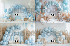 GLOBOS + ARCOIRIS - Underprops Fondos Para Fotografía