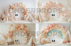 GLOBOS + ARCOIRIS - Underprops Fondos Para Fotografía