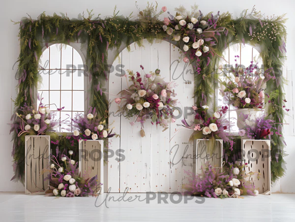 FONDO VINTAGE - FLORAL PURPLE
