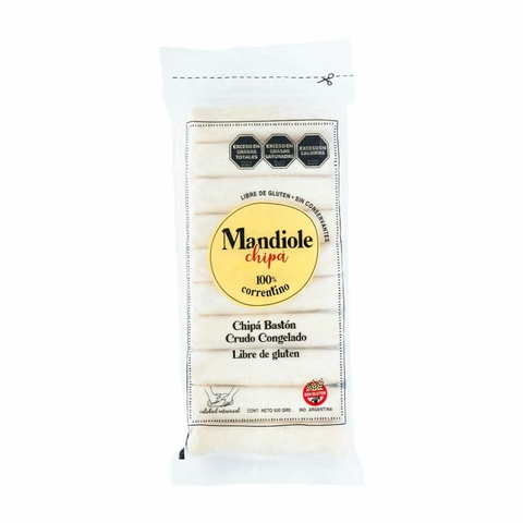 MANDIOLE - CHIPA CONGELADO BASTON X 500 G SIN GLUTEN