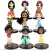 Boneco Colecionavel Miniatura Princesas Disney Ariel Rapunzel Jasmine Bela Aurora Cinderela Tiana - comprar online
