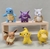 Miniatura Colecionavel Pokemon Pikachu Psyduck Squirtle Gengar Eevee