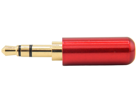 Plug P2 stereo vermelho P2-001 Datalink