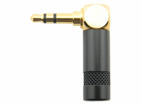 Plug P2 stereo 90 graus preto Mxt