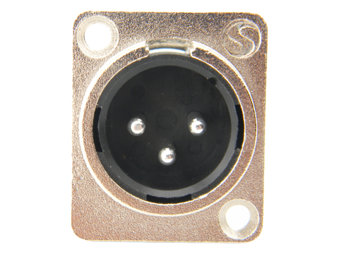 Conector XLR macho painel P3MNN01 Santo Angelo