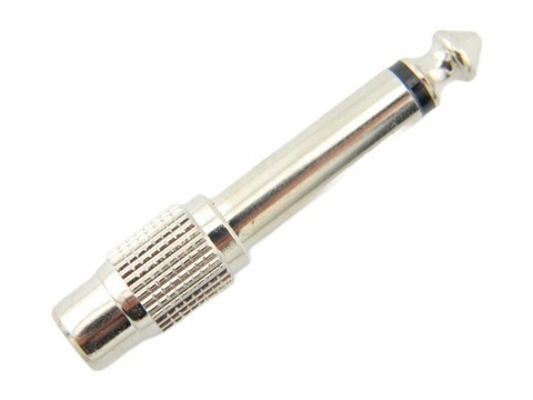 Adaptador Rca femea para P10 mono macho metal AD-002 Datalink