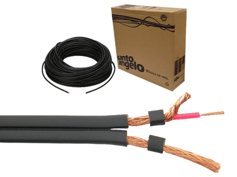 Cabo audio phillips 2x0,18mm 100mts BSS Santo Angelo