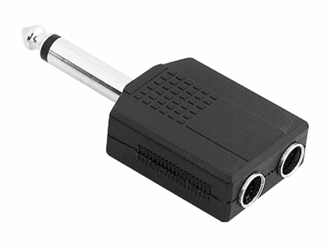 Adaptador 2 P10 mono femea para P10 mono macho adap0025 Storm