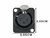 Conector XLR femea painel 6413 Mxt - comprar online