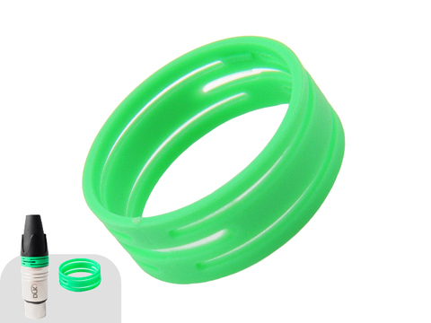Anel Identificador Verde plug XLR Datalink