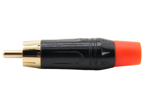 Plug rca macho vermelho 641617 MXT