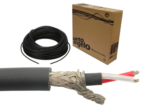 Cabo microfone rolo de 100mts 0.30mm M30 Santo Angelo