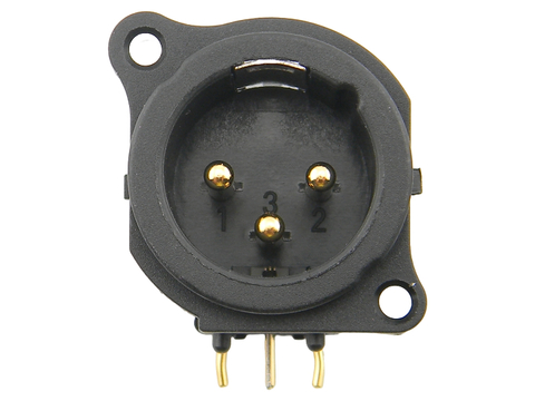 Conector XLR macho painel 101862 Star Cable