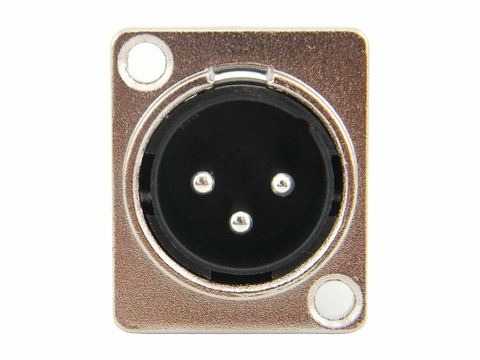 Conector XLR macho painel 6415 Mxt