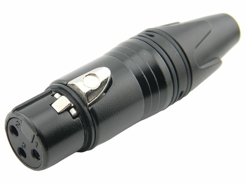 Plug xlr femea c30fn3b Mxt