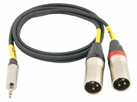 Cabo P2 stereo para 2 XLR macho 3m Revolution Datalink